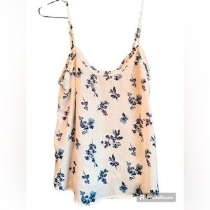 Flowy flower tank top
